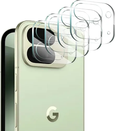 Miniatura 16 de Paquete de 4 protectores de lente de cámara para Google Pixel 6A, protector de pantalla de vidrio templado 9H, claridad HD, antiarañazos, sin