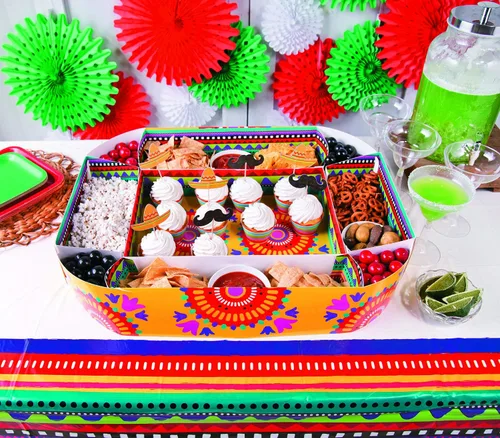 Miniatura 4 de Fun Express Envoltorios para cupcakes Fiesta con púas (150 piezas) para 50 golosinas