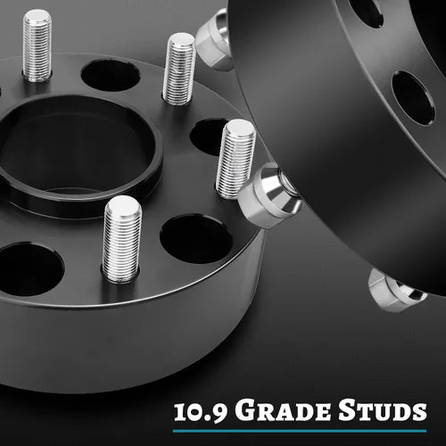Miniatura 7 de Espaciadores de rueda forjados de 1.5 pulgadas, 0.236 x 5.500 in (orificio del cubo de 3.075 in, pernos M14x1.5) Adaptadores espaciadores centrados