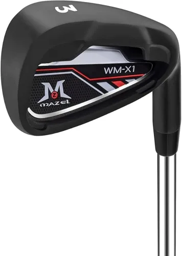 Miniatura 29 de MAZEL WM-X1/2 Hierros individuales para palos de golf para hombres 1,2,3,4,5,6,7,8,9, Pitching Wedge, Approach Wedge, Sand Wedge con ejes