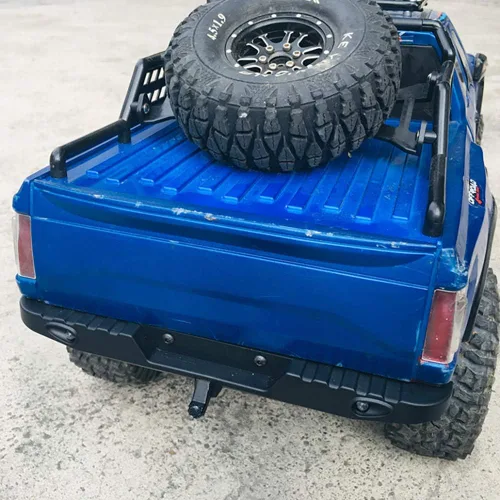 Miniatura 8 de LCX Racing 1/10th RC Crawler Car DIY Nylon Conjunto de Parachoques Delantero y Trasero para TRX4 TRX6 SCX10 II III PRO Gen7 Gen8 Gen9, Piezas