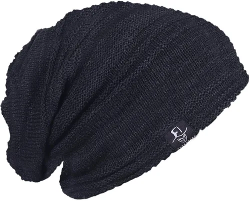 Miniatura 36 de FORBUSITE - Gorro holgado de punto para hombre, de gran tamaño, para verano e invierno B08