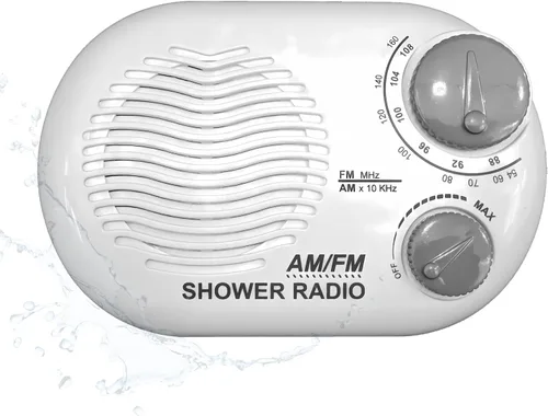 Miniatura 7 de T-4660 Reloj atómico con ventosa resistente al agua, color plateado