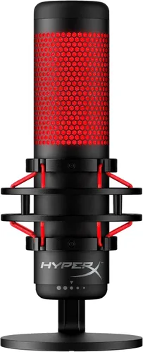 Miniatura 12 de HyperX QuadCast 2 - Micrófono USB para juegos, transmisión y podcasting, con controles integrados, iluminación LED, soporte de choque extraíble, PC
