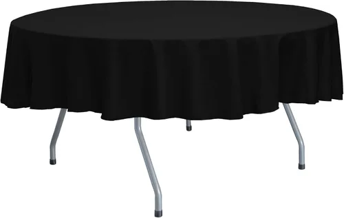 Miniatura 85 de ULTIMATE TEXTILE Mantel redondo reversible Shantung Satin Majestic de 72 pulgadas, color verde salvia