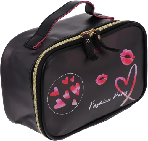 MERRYHAPY 1 bolsa de aseo de maquillaje, organizador de almacenamiento de joyas, organizador de maquillaje, bolsa con cierre de cremallera,