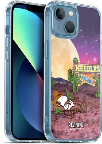 Miniatura 150 de Head Case Designs Funda de gel con licencia oficial de Peanuts Nebula Cactus Needles Snoopy Space Cowboy [protección de grado militar] compatible