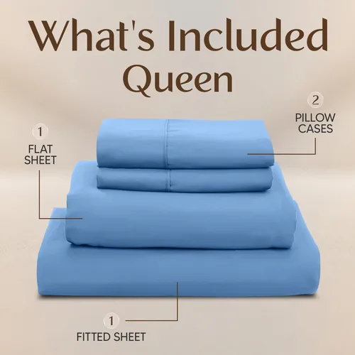 Miniatura 80 de Utopia Bedding Juego de sábanas Queen – Sábanas de 4 piezas para cama tamaño Queen, microfibra suave y transpirable, incluye 1 sábana bajera, 1 Gris