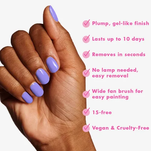 Miniatura 5 de Olive & June - Esmalte de uñas de larga duración, similar al gel, no necesita lámpara, dura hasta 10 días, brillo sin 15 ingredientes nocivos