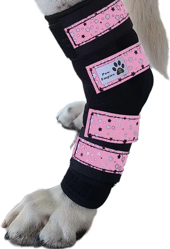 Miniatura 8 de Par de soportes para piernas de perro, ultra apoyo, cómodo, resortes de metal duales, soporte de hockey canino para artritis articular, ayuda a