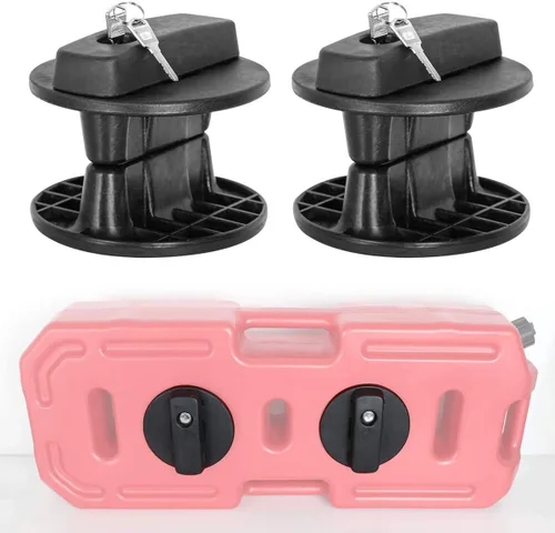 SXMA Paquete de montaje para paquete de gasolina de 20L/5 galones Kit de soporte de montaje para contenedor de gasolina de combustible (2 unidades)