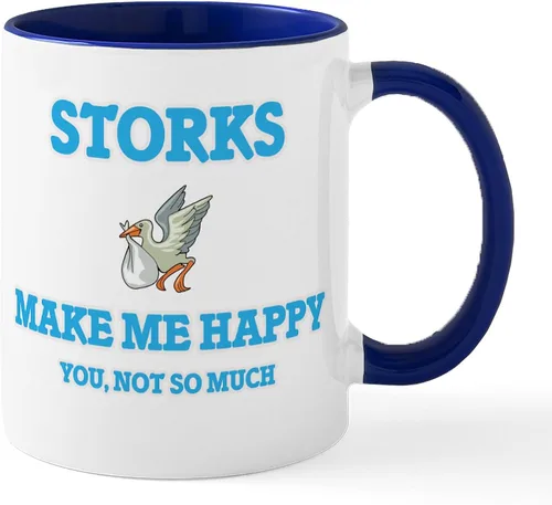 Miniatura 32 de CafePress Mug Stork - Taza de café de cerámica (11.0 fl oz)