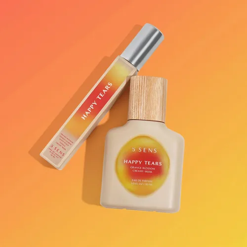 Miniatura 2 de 5 SENS Happy Tears Eau de Parfum - Espray de viaje (0.3 onzas líquidas), fragancia fina limpia y duradera, floral cálido con azahar, jazmín árabe