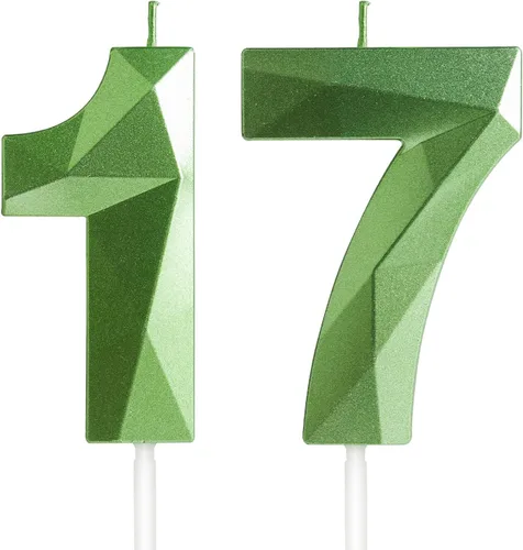 Miniatura 72 de Velas de cumpleaños número 15, velas número 15, velas de feliz cumpleaños de oro rosa para pastel, decoraciones de cobertura de pastel de diseño 3D