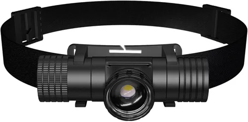 Linterna frontal recargable, linternas frontales súper brillantes y con zoom, IPX6 resistente al agua, linterna frontal LED recargable con 6 modos,