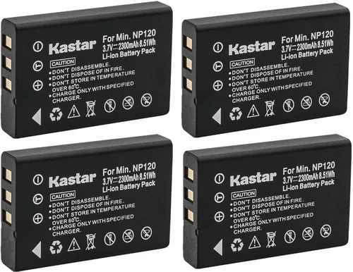 Miniatura 5 de Kastar Batería de repuesto para cámara digital Fujifilm NP-120, NP-120B, FNP120, TOSHIBA NP-120, PX1657, PENTAX D-LI7, RICOH DB-43, CONTAX BP-1500S