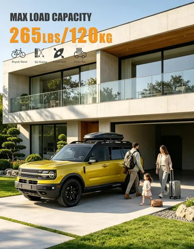 Miniatura 3 de KINGGERI Barras transversales de techo de 265 libras para Ford Bronco Sport Base (en carretera) 2021-2025 y Bigbend 2021-2025 y Outer Banks 2021