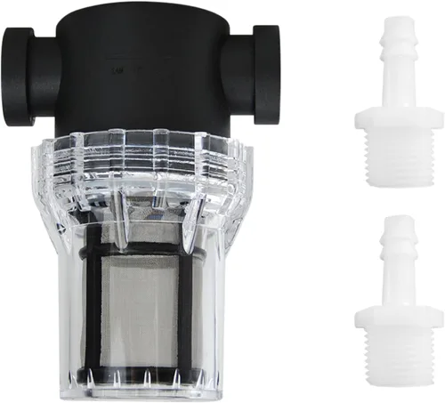 Filtro de bomba de agua, filtro de cerveza NPT hembra de 1/2 pulgada con pantalla de filtro de acero inoxidable de malla 80, filtro de sedimento de