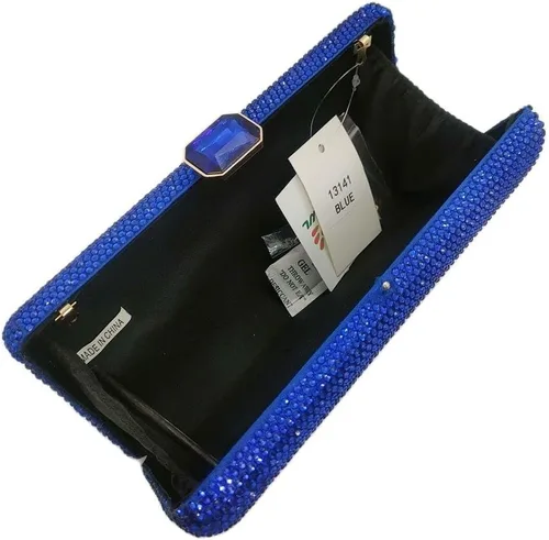Miniatura 7 de Elegantes bolsas de noche de cristal, bolsos de boda, bolso de novia, caja de mano para mujer