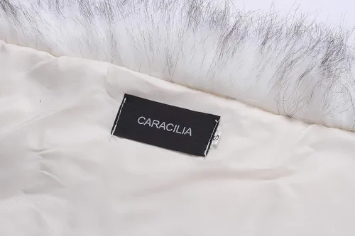 Miniatura 33 de Caracilia - Elegante estola tipo chal en piel sintética para el invierno.