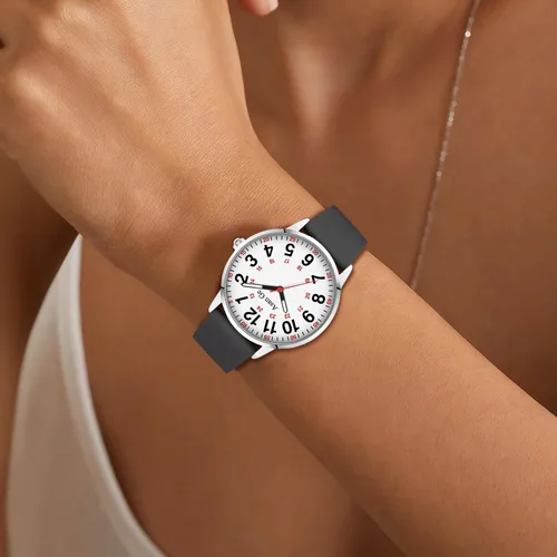 Miniatura 6 de Asan Ge Watches for Women, Fashion 3ATM Waterproof Minimalist Lightweight Easy-to-Read Analog Silicone Watch Suitable for Daily Work, Leisure