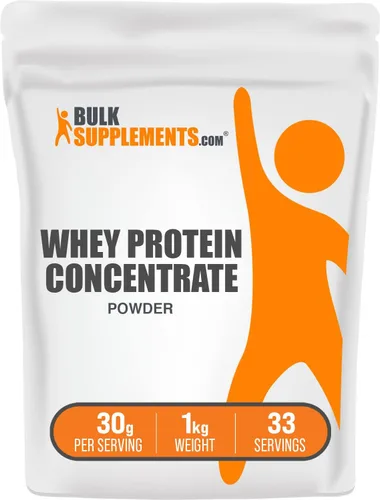 Miniatura 7 de BulkSupplements. com Whey Protein Concentrate Powder - Suplemento de proteína de suero en polvo, sin azúcar, sin sabor y sin gluten, 1.06 oz por