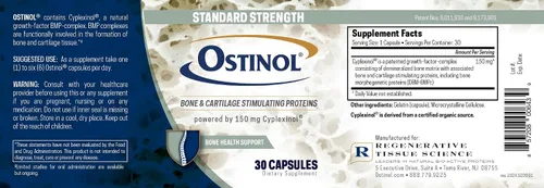 Miniatura 8 de Ostinol Standard 150mg - Suplemento para huesos y articulaciones Certificado de activación de células madre Complejo de proteínas bio activas