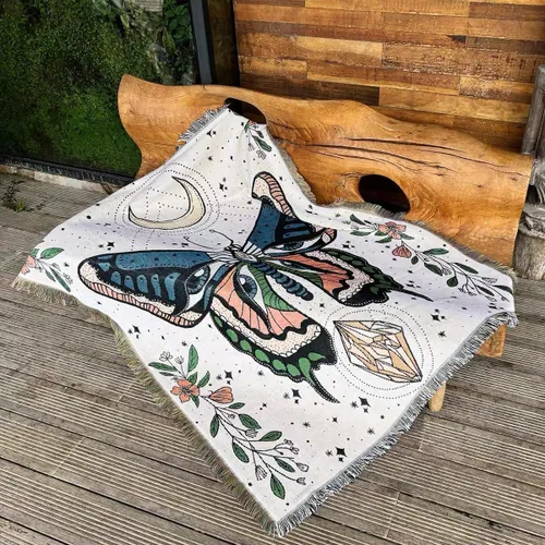 Miniatura 14 de Hopstar - Manta suelta azteca Navajo mantas indias y cobijas Boho decoración occidental cobija de sofá para cama, sofá, sala de estar, playa