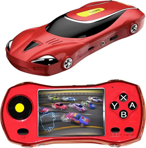 Consola de juegos de mano para niños con 240 juegos retro precargados, reproductor de juegos portátil con batería recargable, pantalla LCD de 3.0",