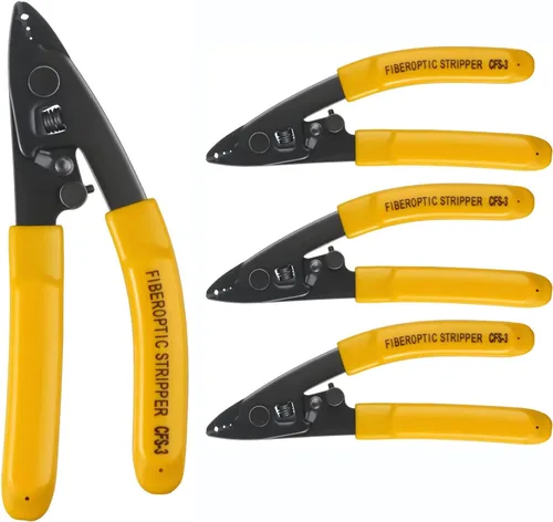 Miniatura 9 de 3 pelacables de fibra óptica CFS-3 con orificios de 3 puertos con mango de 6 pulgadas, llave hexagonal ajustable para chaqueta, amortiguador