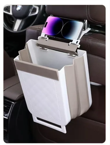 Miniatura 4 de Viene con un contenedor de compostaje que contiene 20 bolsas de basura, botes de basura plegables para cocina y baño, adecuado para automóviles