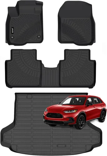 Miniatura 61 de Juego completo de tapetes de auto para todo tipo de clima, revestimiento automotriz para piso y maletero
