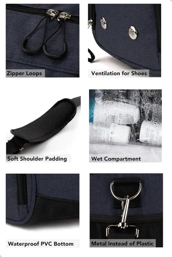 Miniatura 2 de Fitgriff Bolsa de gimnasio para hombres y mujeres con compartimento para zapatos y artículos húmedos, bolsa de lona para viajes, deportes, fitness