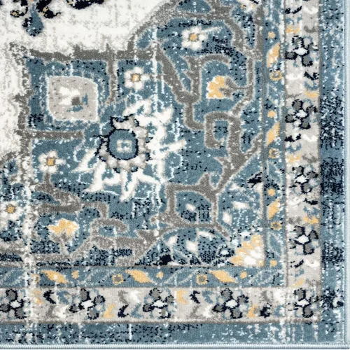 Miniatura 7 de LUXE WEAVERS Alfombra marroquí bohemia, 6 x 9, azul