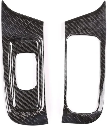 Miniatura 9 de Ajuste para Porsche 911 718 LHD 2013-2021 Accesorios interiores de fibra de carbono real para puerta de automóvil, panel de interruptor de control