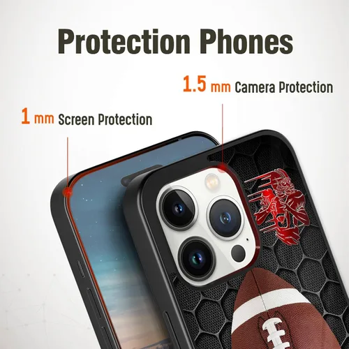 Miniatura 3 de Fundas de teléfono personalizadas para iPhone 8 11 12 13 14 15 16 Pro Max Plus Mini Xr Xs para Samsung S A Note Series Funda protectora negra