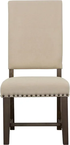 Miniatura 5 de Coaster Home Furnishings Twain 109143 - Silla auxiliar tapizada para comedor, color beige (juego de 2)