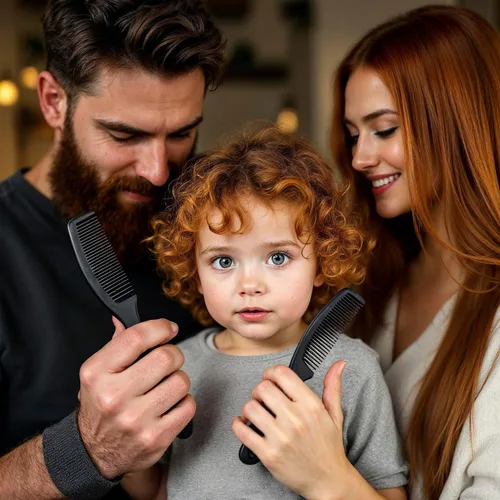 Miniatura 7 de Peine de pelo para hombre con asa, peines de bolsillo flexibles de plástico de 6 pulgadas para hombres, juego de peines negros para peinar dientes