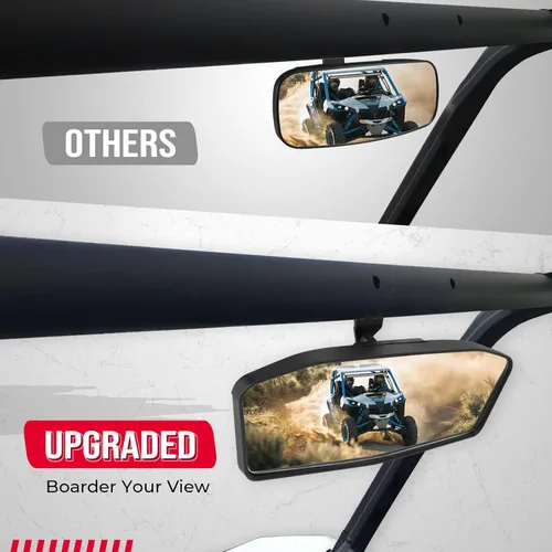 Miniatura 2 de Kemimoto Espejo central UTV, espejo interior central de visión trasera, compatible con Can Am Maverick Trail Sport MAX Commander 2018-2025, repuesto