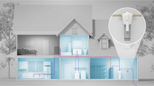 Miniatura 6 de GE Sistema inteligente de filtración de agua con detección de fugas para toda la casa Reduce los sedimentos, el óxido y más Kit de instalación