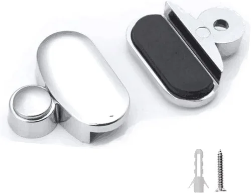 Miniatura 4 de Clips de espejo, espejo de aleación de zinc, clip de vidrio flotante, soporte ovalado de pared para espejos de pared, espejos de baño, soporte
