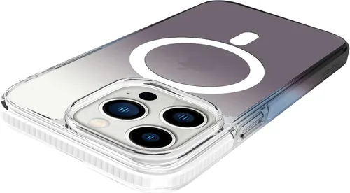 Miniatura 3 de Prodigee iPhone 14 Pro Max Safetee Flow Night + Mag Multicolor translúcido Prueba de caídas Cubierta de doble capa Compatible con carga NOCHE