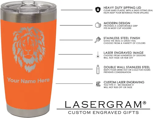 Miniatura 51 de LaserGram Taza aislada al vacío de 20 onzas, asistente médico MA, grabado personalizado incluido (rosa)