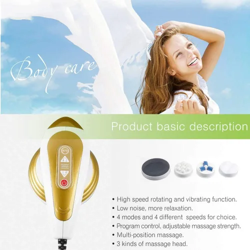 Miniatura 2 de ALisasin Masajeador de celulitis de mano 3D masajeador corporal eléctrico celulitis para brazo, pierna, cadera, vientre, masajeador profesional