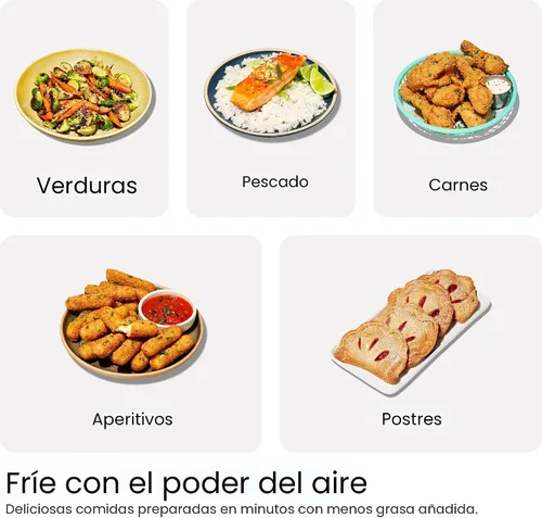 Miniatura 3 de Chefman Freidora de Aire de Doble Canasta de 6 Cuartos - Pantalla Táctil Digital, Smart Sync Finish, Hi-Fry, Apagado Automático, 2 Canastas de Freír