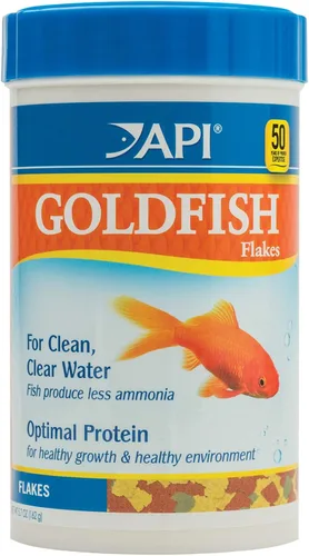 Miniatura 10 de API GOLDFISH FLAKES - Contenedor de comida para pescado, 0.36 onzas