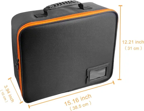 Miniatura 6 de Estuche de transporte de batería de herramientas rígidas extra grande compatible con Dewalt/Milwaukee/Makita 20V/60V/12V/18V Batería y cargador