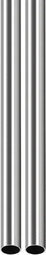 Miniatura 30 de DTGN Tubo de acero inoxidable 304 de 0.394 in x 0.016 in x 9.843 in (ODxWall TxL) - Paquete de 2 - Bueno para equipos de maquinaria - Tubería