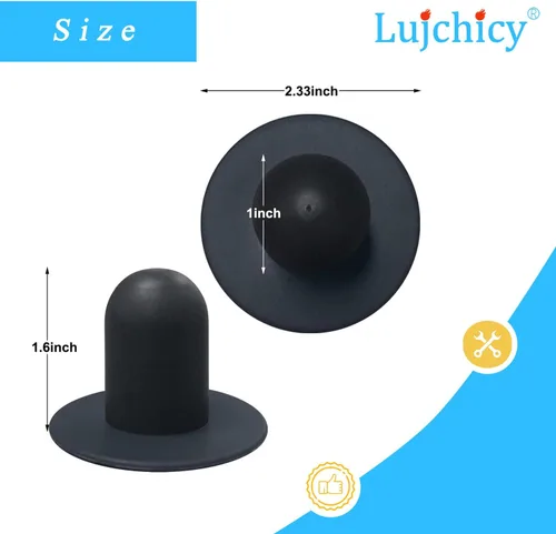 Miniatura 3 de Tapón de enchufe de pared para bomba de piscina, filtro de repuesto para piscinas Bestway e Intex, tapón de pared (negro)