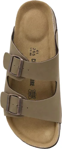 Miniatura 5 de CUSHIONAIRE Sandalia con plantilla de corcho Lane para hombre con +Comfort